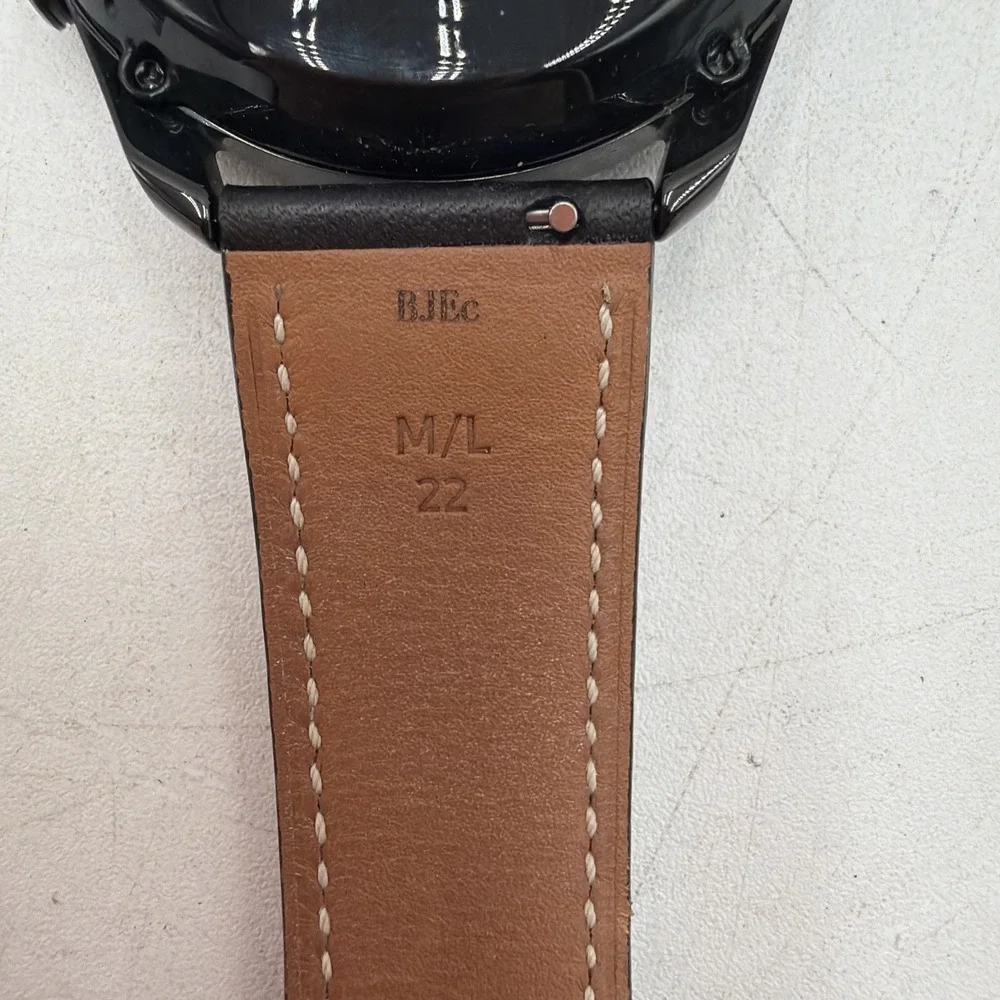 Samsung Galaxy Watch3 SM-R840 45mm Stainless Steel Case with Leather Strap